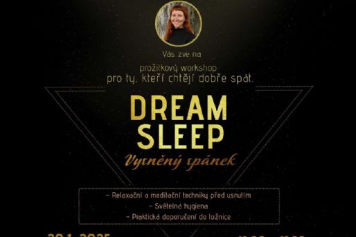 Workshop Dream Sleep: Vytržený spánek pro kvalitní odpočinek